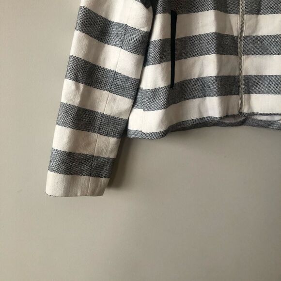 EMMA & Olivia Stripe Bomber Jacket - Medium - Picture 4 of 7